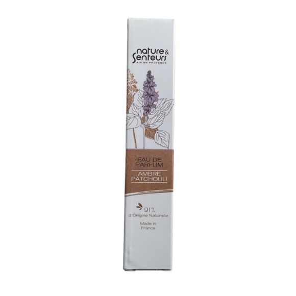 Eau de Parfum Amber Patchouli Nature & Senteurs - Spray von 15 ml