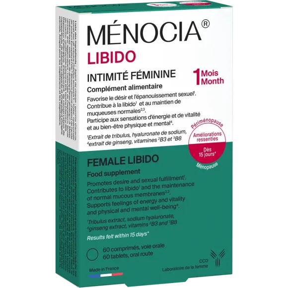 Ménocia Libido intime Frauen CCD - Packung mit 60 Tabletten