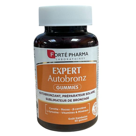 Expert Autobronz Gummies Forté Pharma - Dosis von 60 Gummibärchen