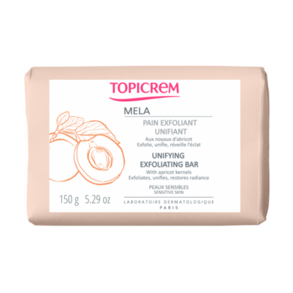 Mela Peeling-Seife von Topicrem - Seife mit 150g