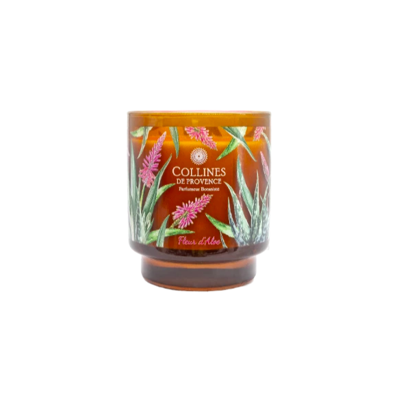 Duftkerze Aloe-Blüte Collines de Provence - 220g Topf