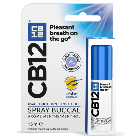 CB12 Mundspray ohne Alkohol Minze - Spray mit 15 ml