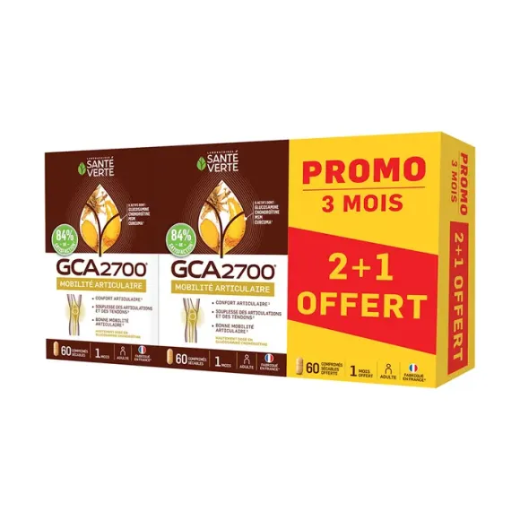 GCA 2700 Gelenkbeweglichkeit Gesundheit Grün - 120 Tabletten + 60 geschenkt