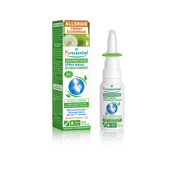 Nasenspray zur Linderung von Atemwegsallergien Puressentiel - Spray von 30 ml