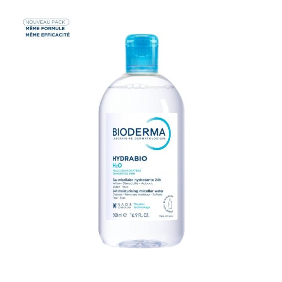 Hydrabio Mizellenwasser H2O Bioderma - Flasche mit 500ml