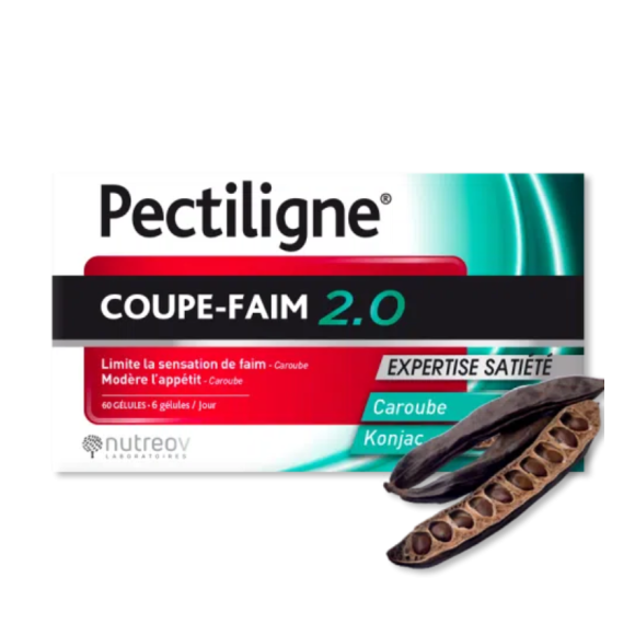 Pectiligne Appetitzügler 2.0 Nutreov - Packung mit 60 Kapseln