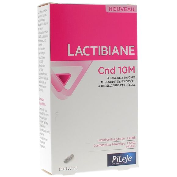 Lactibiane Cnd 10 M Pileje - Packung mit 30 Kapseln