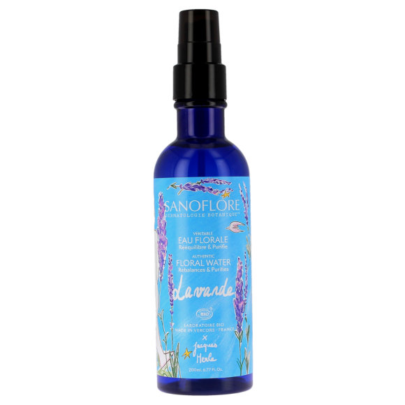 Echtes Bio-Lavendelblütenwasser Sanoflore - Spray mit 200 ml