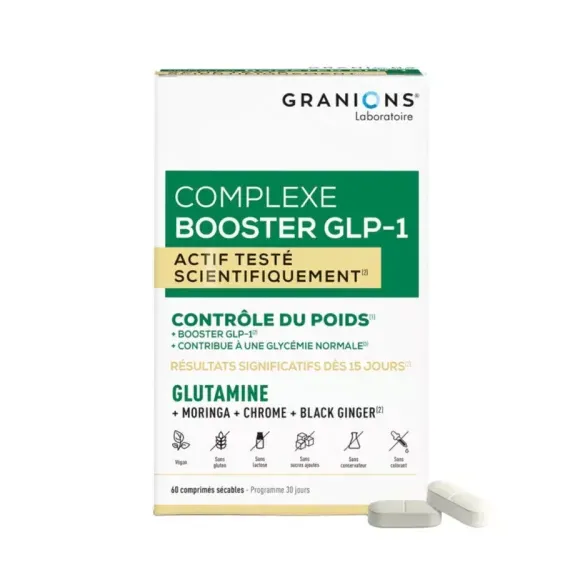Komplex GLP-1 Booster zur Gewichtskontrolle Granions - Packung mit 60 Tabletten