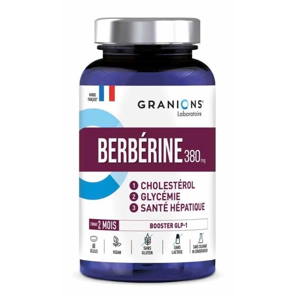 Berberin 380mg Granions - Dose von 60 Kapseln