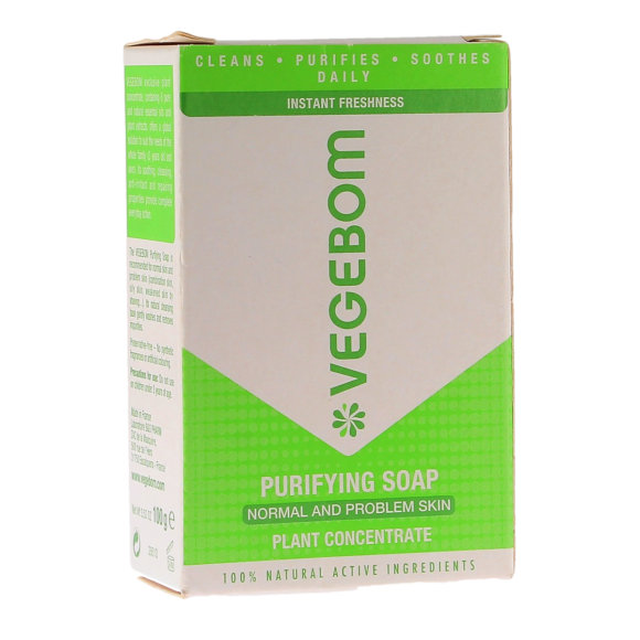 Reinigende Seife Vegebom - 100g Stück