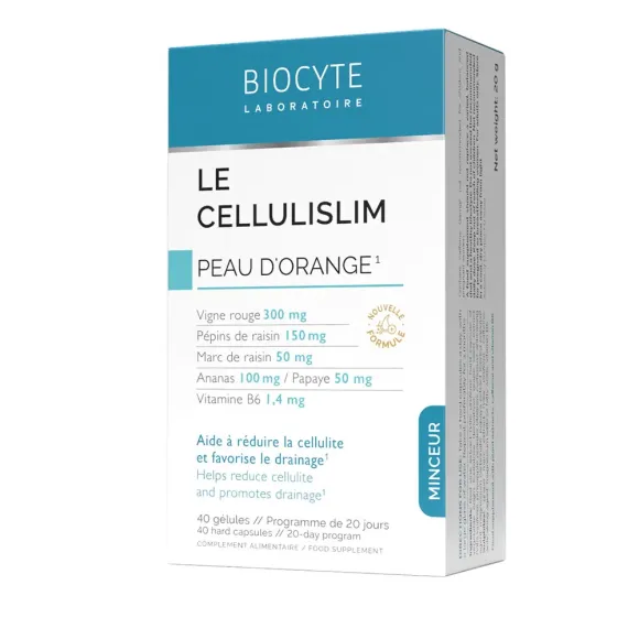 Der Cellulislim Biocyte - Packung mit 60 Kapseln
