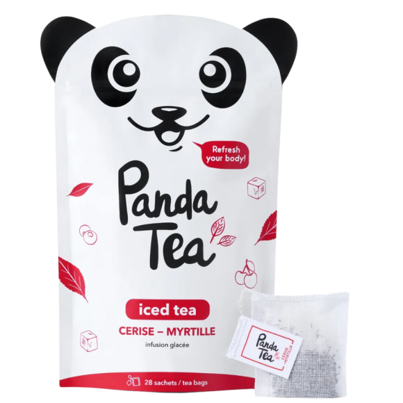 Eistee Kirsche Heidelbeere Panda Tee - 28 Beutel
