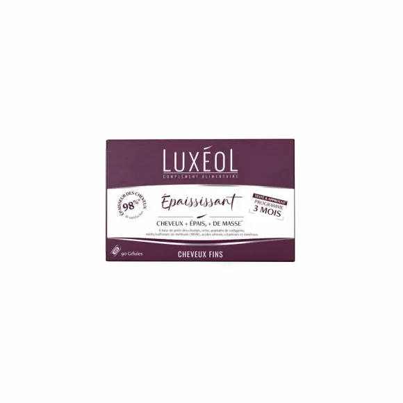 Nahrungsergänzungsmittel Verdickungsmittel Luxéol - Dose mit 90 Kapseln