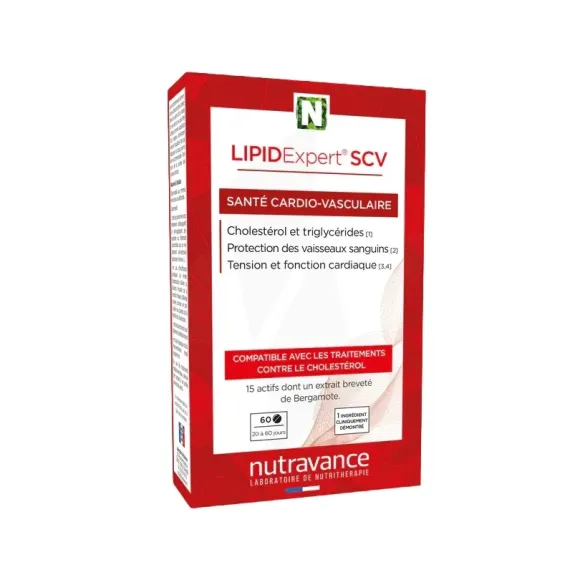 LIPIDExpert SCV Nutravance - Packung mit 60 Tabletten