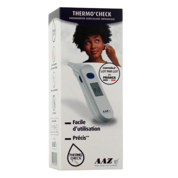 Thermo'check Ohrthermometer AAZ - Verpackung eines Thermometers