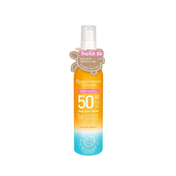 Sonnenschutzöl SPF50 Respektvoll - Spray von 100 ml