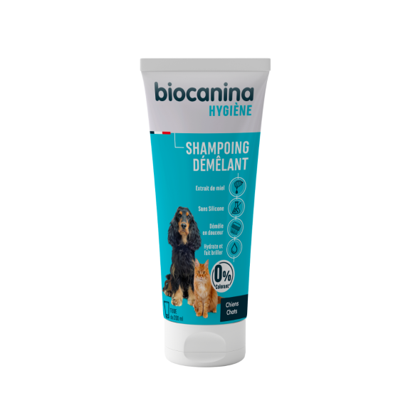 Shampoo für langhaarige Hunde und Katzen Biocanina - Tube mit 200 ml