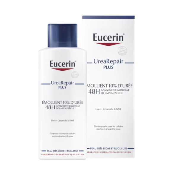 Complete Repair Emollient Reparatur 10% Urea Eucerin - Flasche mit 250 ml