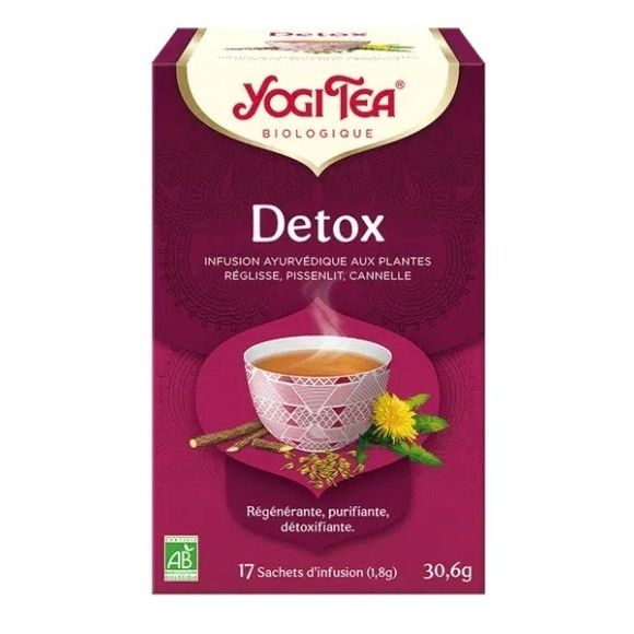 Detox BIO Yogi Tea - Box mit 17 Beuteln