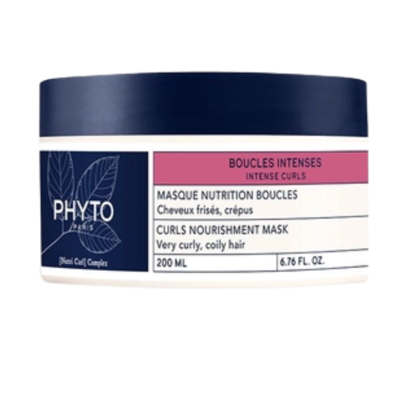 Intensive Curls Nutrition Mask Phyto - 200ml Tiegel