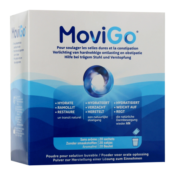 MoviGo harte Stühle und Verstopfung Norgine - Packung mit 20 Beuteln