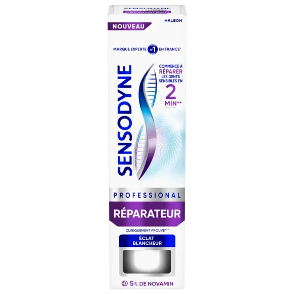 Zahnpasta Professional Reparatur Glanz Weißheit Sensodyne - Tube mit 75ml
