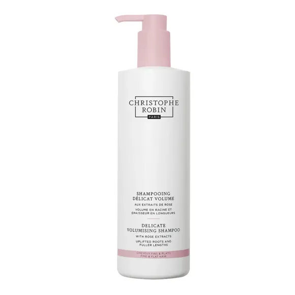 Sanftes Volumen-Shampoo mit Rosenextrakten von Christophe Robin - Pumpflasche 500ml