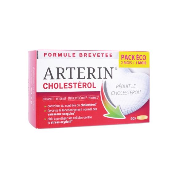 Arterin Cholesterin Omega Pharma - Packung mit 90 Tabletten