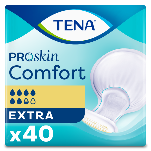ProSkin Comfort Extra anatomische Schutz Tena - Packung mit 40 Schutzvorrichtungen