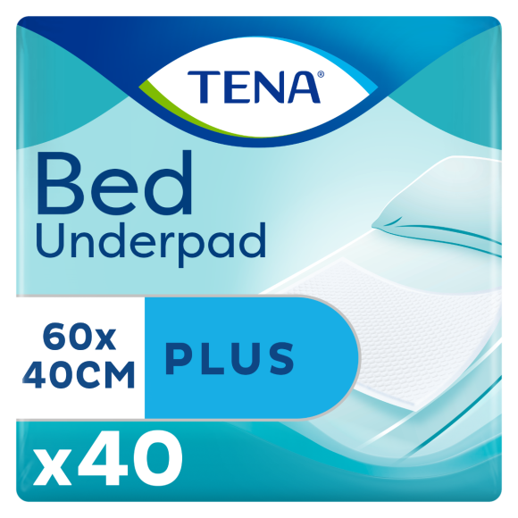 Bett plus Auflagen 40X60cm Tena - Packung mit 40 Stück