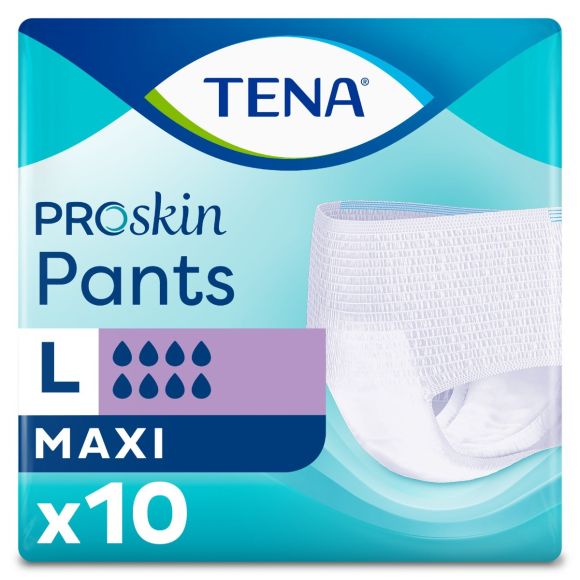 ProSkin Pants saugfähige Slips maxi L Tena - Packung mit 10 Schutzvorrichtungen