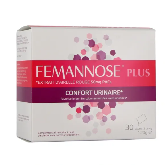 Femannose Plus Harnkomfort Melisana Pharma - Packung mit 30 Beuteln zu je 4g