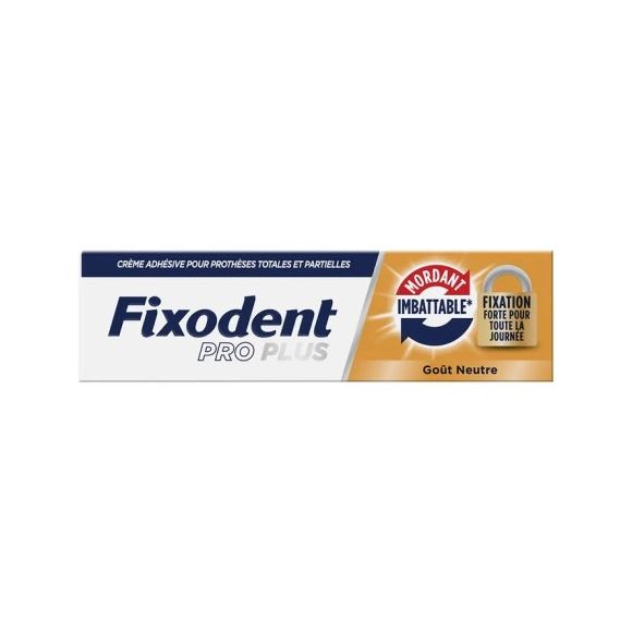Fixodent Pro Plus - neutrale Geschmacks-Klebercreme - 40g Tube