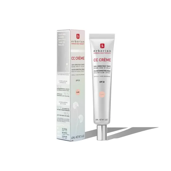 CC Creme mit Centella Asiatica hellen Farbton SPF30 Erborian - Tube mit 40ml