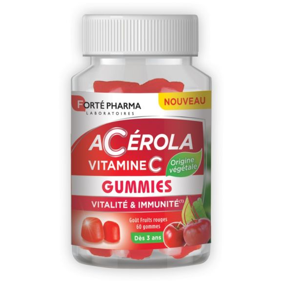 Acérola Vitamin C Forté Pharma - 60 Gummies Dosis