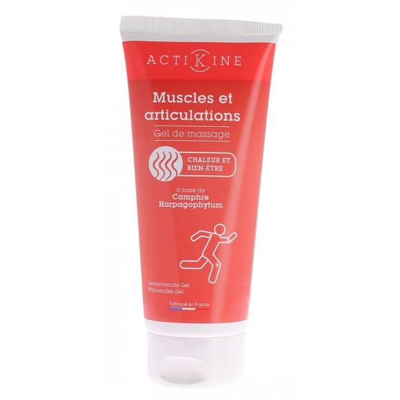 Actikine Massagegel für Muskeln und Gelenke Grüne Marke - Tube mit 100 ml