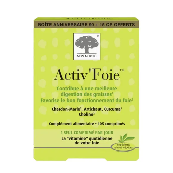 Activ'foie New Nordic - 90 Tabletten + 15 geschenkt