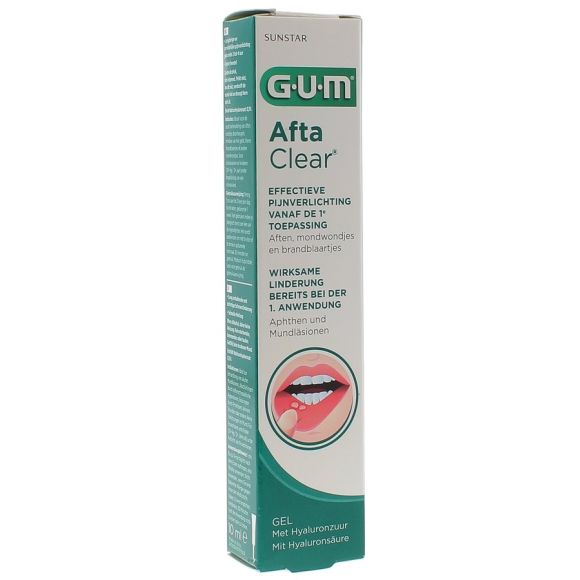 Afta clear gel Gum - Tube mit 10 ml
