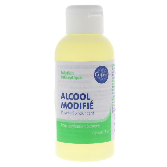 Modifizierter Alkohol Gifrer Lösung zur lokalen Anwendung - Flasche mit 125 ml