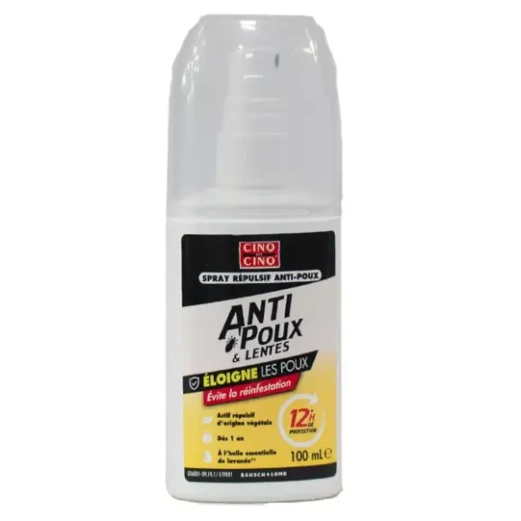 Anti-Läuse-Abwehrspray Schutz 12H Fünf auf Fünf - 100ml Spray