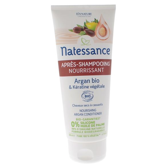 Argan- und pflanzliches Keratin-Conditioner Natessance - Tube mit 200 ml