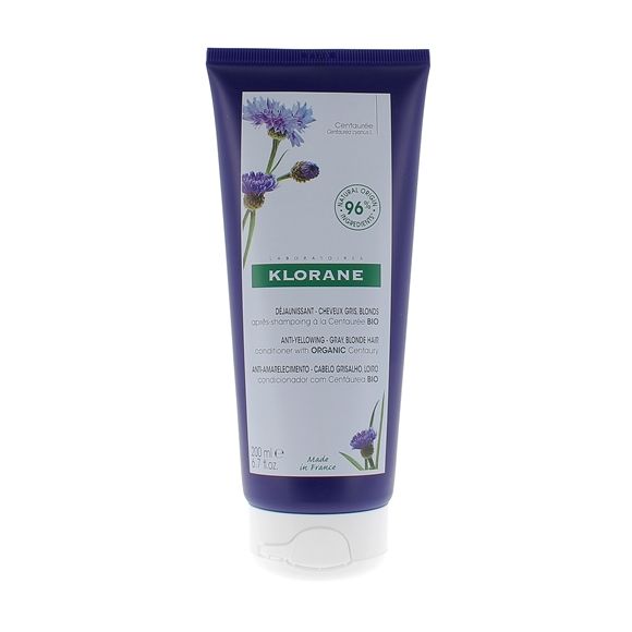 Bio Kornblume Anti-Gelbstich Shampoo Klorane - Tube mit 200 ml