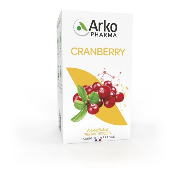 Arkogélules Cranberry Arkopharma - Packung mit 150 Kapseln