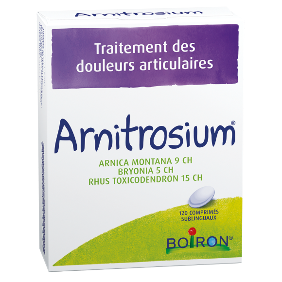 Arnitrosium Behandlung von Gelenkschmerzen Boiron - Packung mit 120 Sublingualtabletten