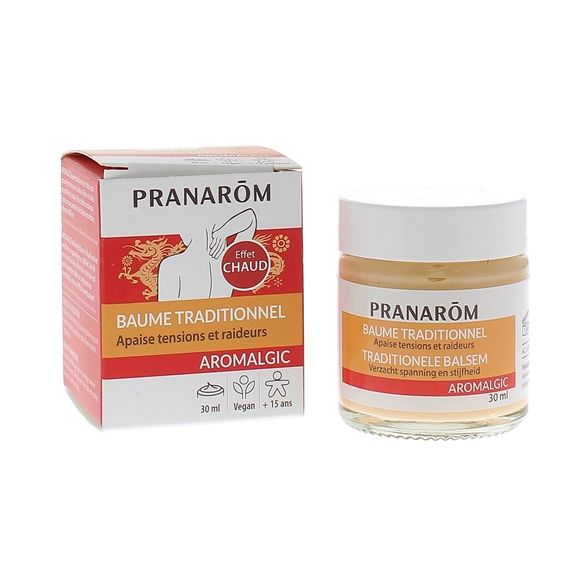Aromalgic Traditionelle Salbe gegen Verspannungen und Steifheit Pranarôm - 30 ml Tiegel