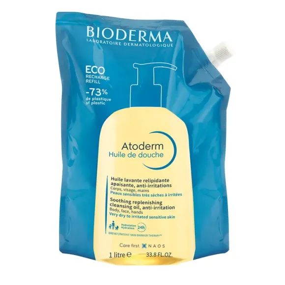 Atoderm Duschöl Bioderma - Öko-Nachfüllung von 1L