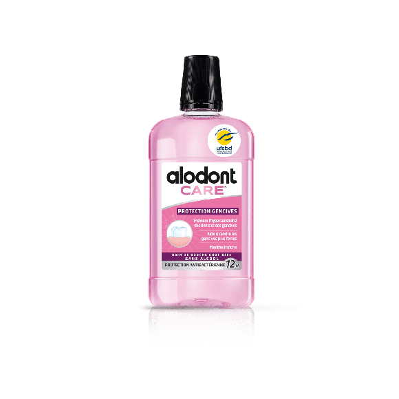 Mundspülung Zahnfleischschutz Alodont Pflege - Flasche mit 500 ml