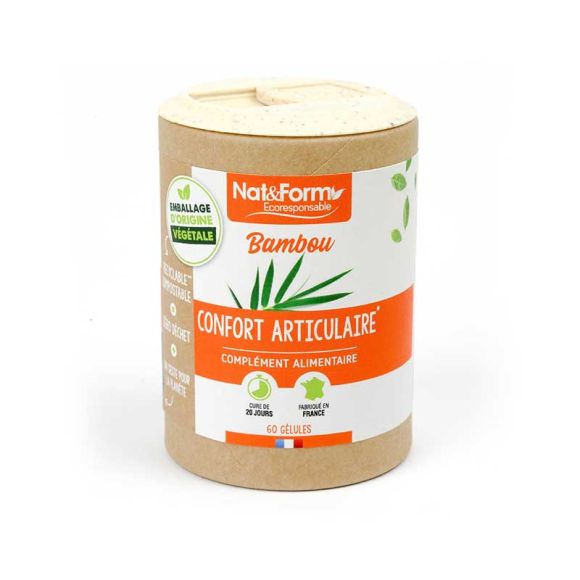 Bambus Tabashir Ecoresponsable Nat&Form - Dose von 60 Kapseln