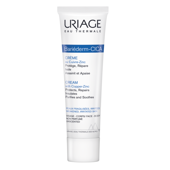 Bariéderm Cica-Creme reparierende Creme mit Cu-Zn Uriage - Tube mit 100 ml